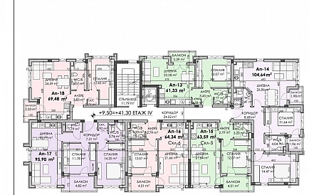 ID 15158 Квартиры от застройщика в Скарабей Мадика Фото 9