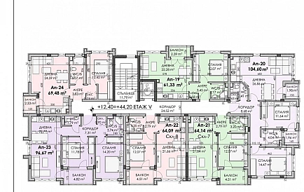 ID 15158 Квартиры от застройщика в Скарабей Мадика Фото 10