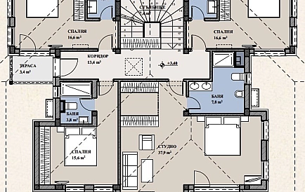 ID 7437 Новый двухэтажный дом в Святом Власе Фото 10