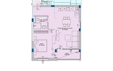 ID 15727 Квартиры в Доменико Фото 5