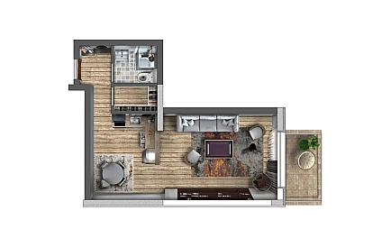 ID 12334 Недвижимость от застройщика в Эвергрин 4 Фото 3