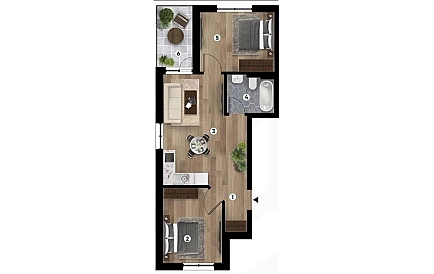 ID 12335 Недвижимость от застройщика в Форест Клаб Хаус Фото 4