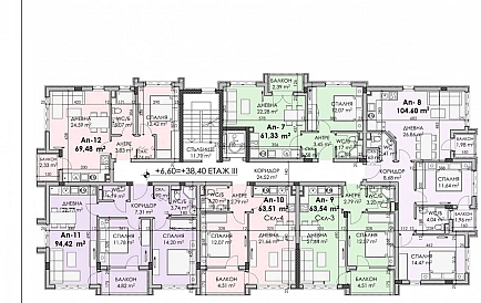 ID 15158 Квартиры от застройщика в Скарабей Мадика Фото 8