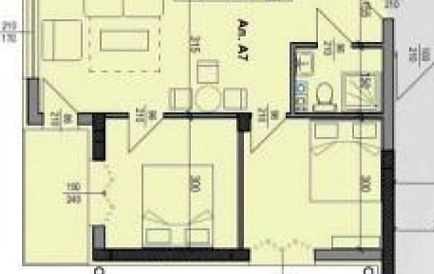 ID 14448 Трехкомнатная квартира в Ла Мер Голд Резиденс Фото 2