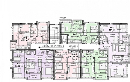 ID 15158 Квартиры от застройщика в Скарабей Мадика Фото 7