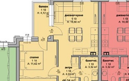 ID 15342 Двухкомнатная квартира в Ля Мер Хаус Фото 2