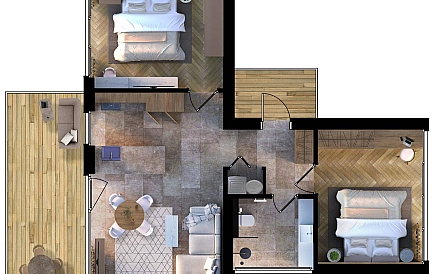 ID 13084 Комплекс индивидуальных вилл Фото 8